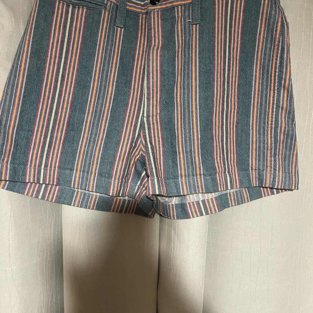 Madewell Vibrant Striped Shorts